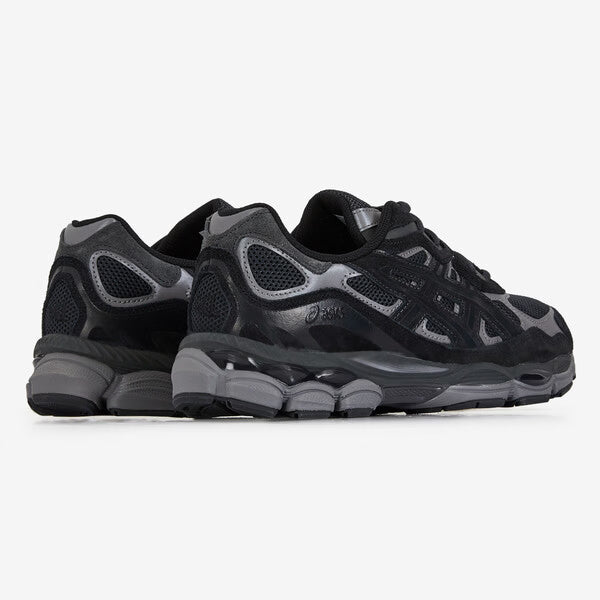 ASICS Gel-NYC Black Graphite Grey - Sneakers Homme Femme Running Style Rétro